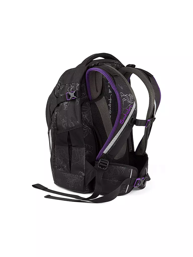 SATCH | Schulrucksack "Satch Pack - Purple Hibiscus" | lila