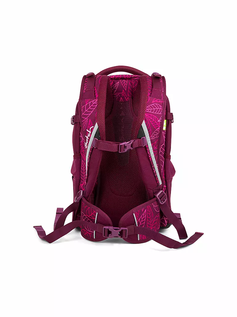 SATCH | Schulrucksack "Satch Pack - Purple Leaves" | 