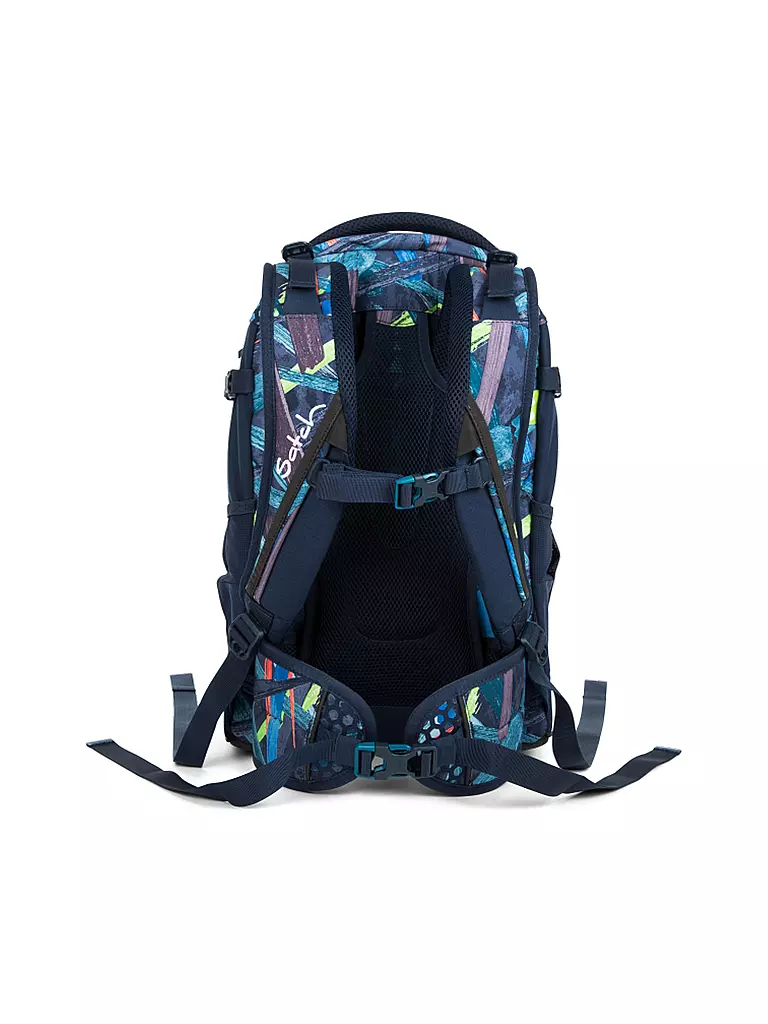 SATCH | Schulrucksack "Satch Pack - Splashy Lazer" | blau