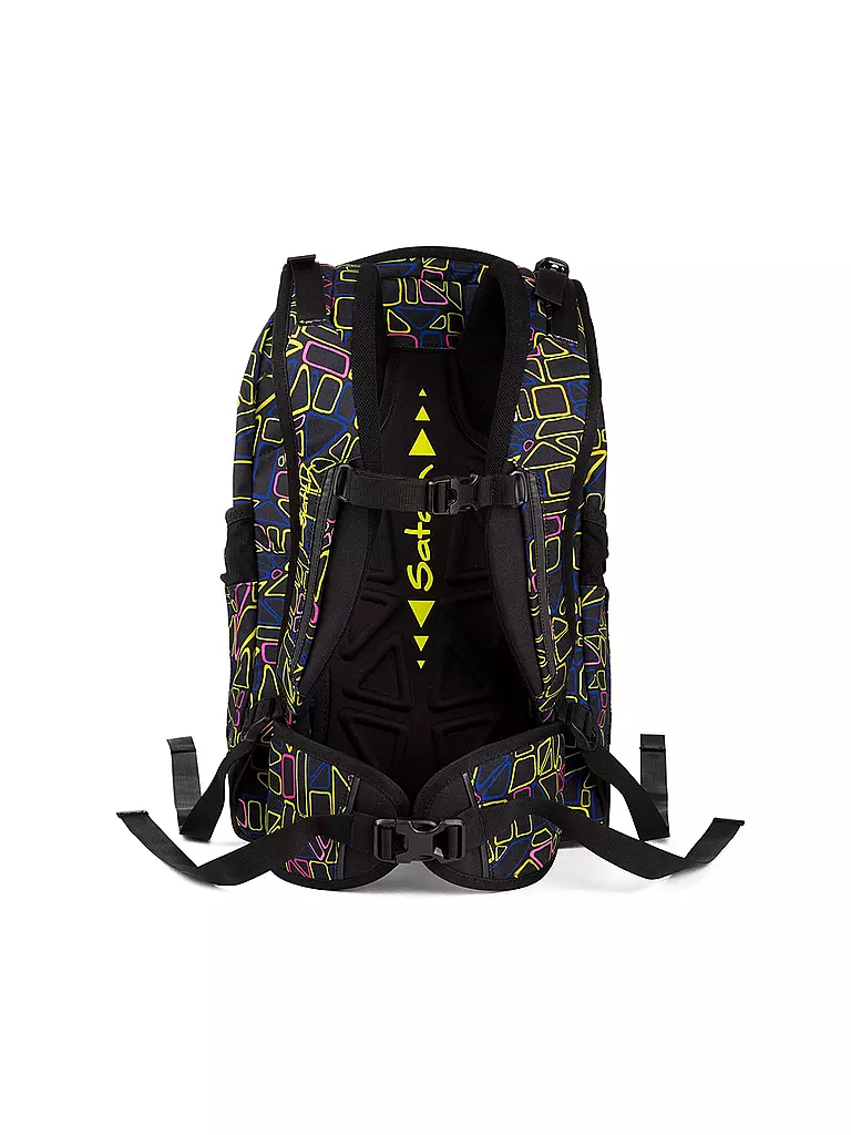 SATCH | Schulrucksack "Sleek - Disco Frisco" | bunt