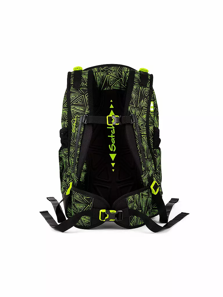 SATCH | Schulrucksack "Sleek - Green Bermuda" | grün