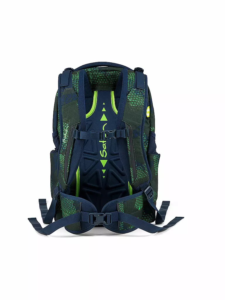 SATCH | Schulrucksack "Sleek - Infra Green" | 
