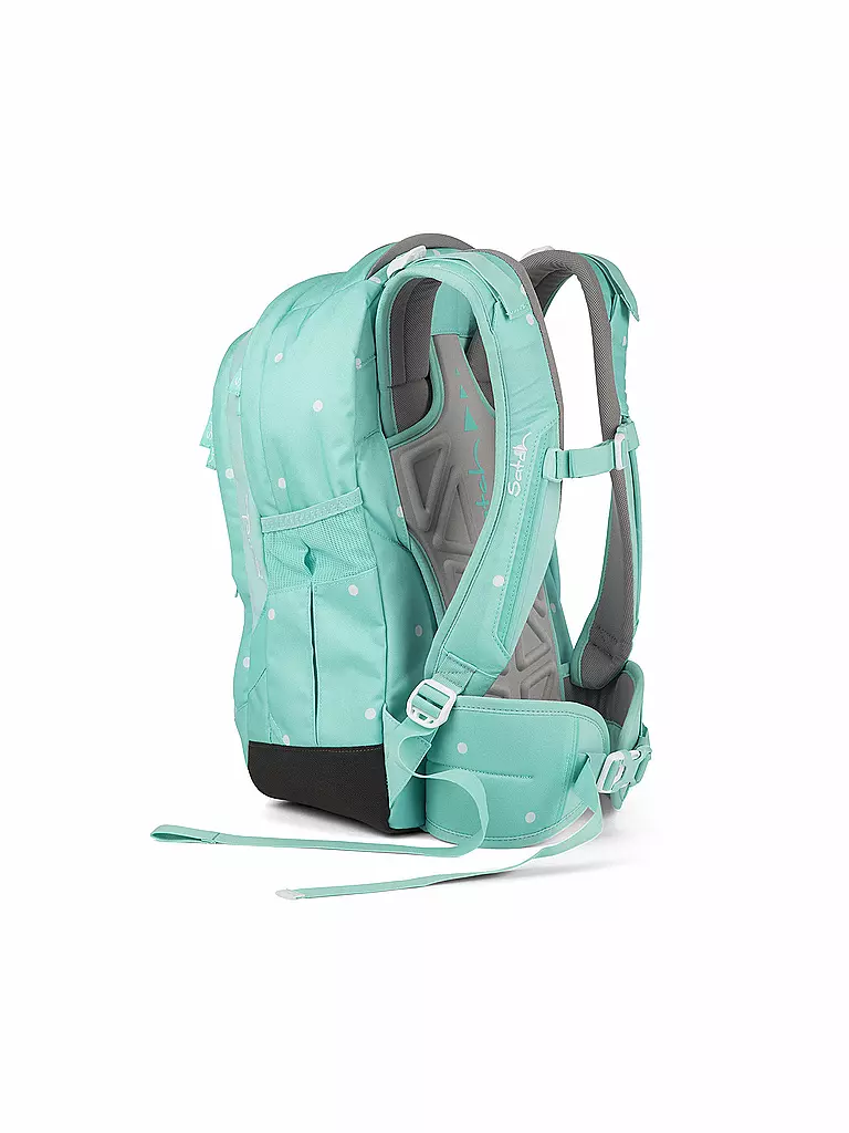 SATCH | Schulrucksack "Sleek - Mint Confetti" | türkis