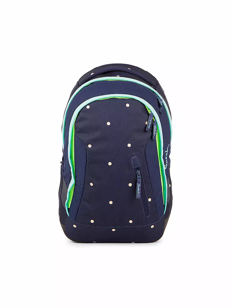 SATCH | Schulrucksack "Sleek - Pretty Confetti" | blau