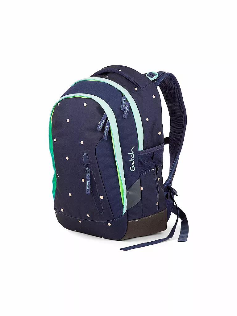 SATCH | Schulrucksack "Sleek - Pretty Confetti" | blau