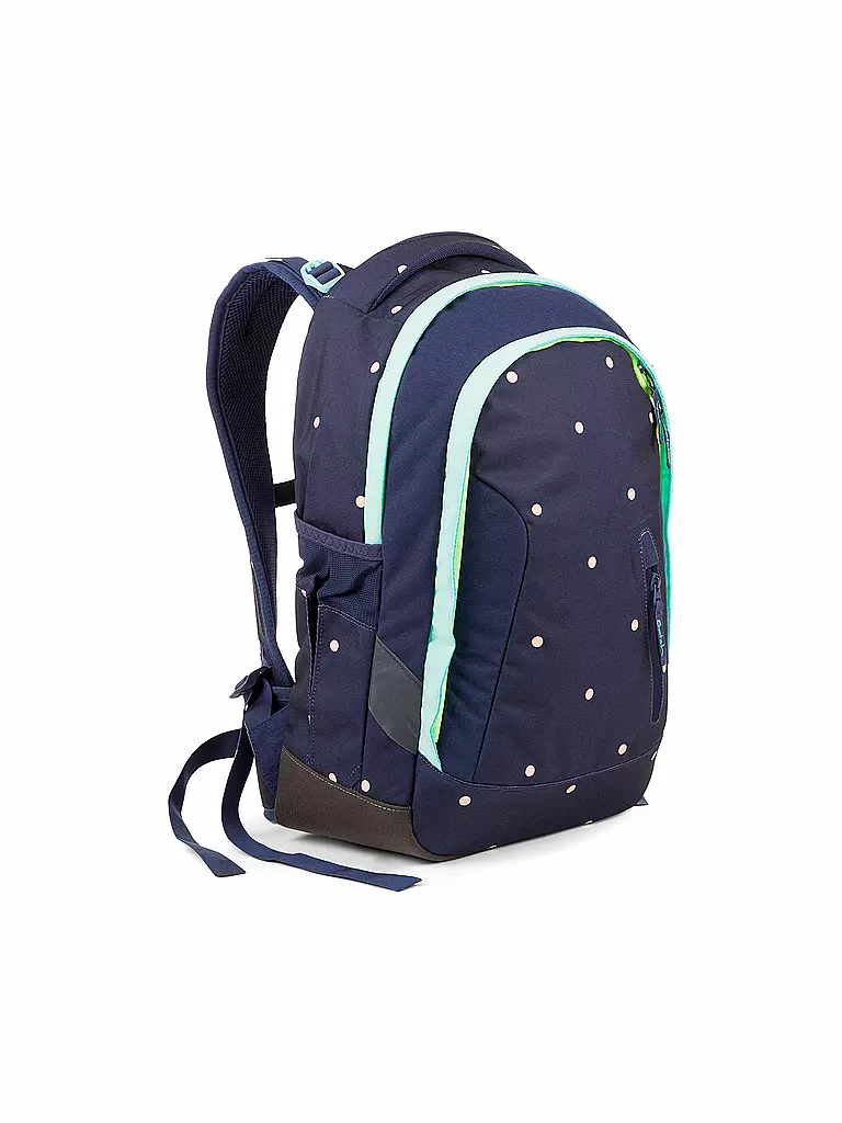 SATCH | Schulrucksack "Sleek - Pretty Confetti" | blau