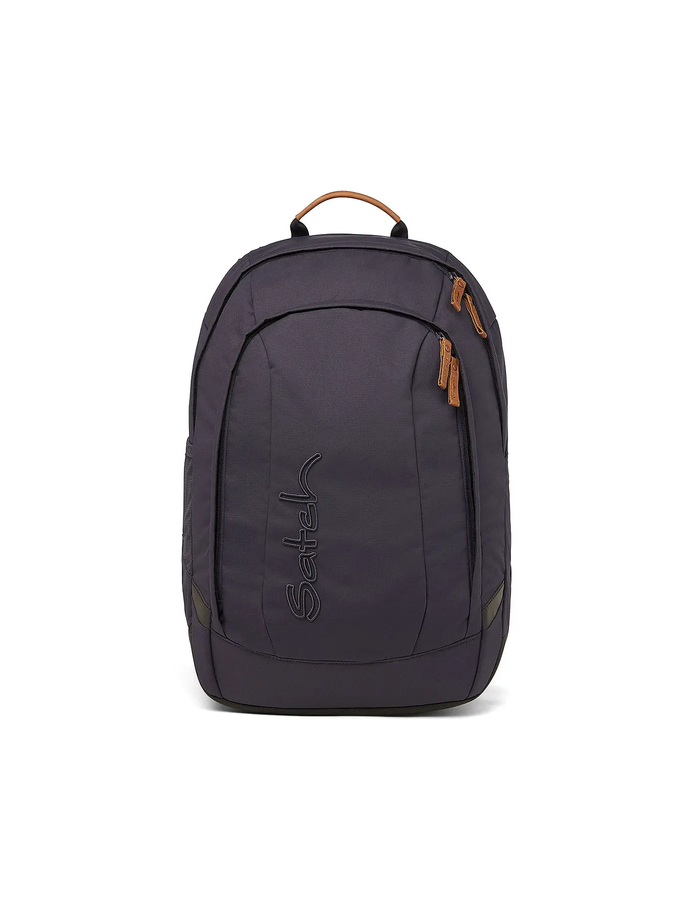 SATCH | Schulrucksack Air Purple Lazer | grau