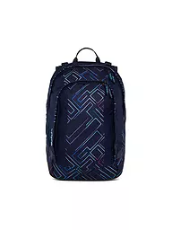 SATCH | Schulrucksack Air Purple Laser | schwarz