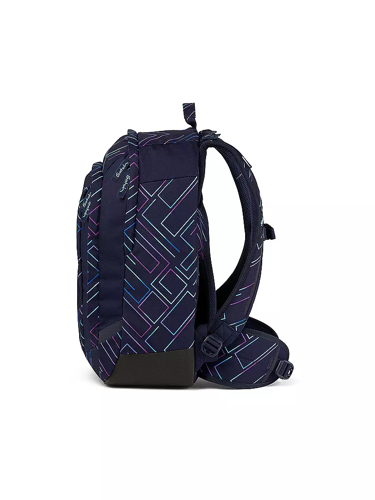 SATCH | Schulrucksack Air Purple Lazer | dunkelblau