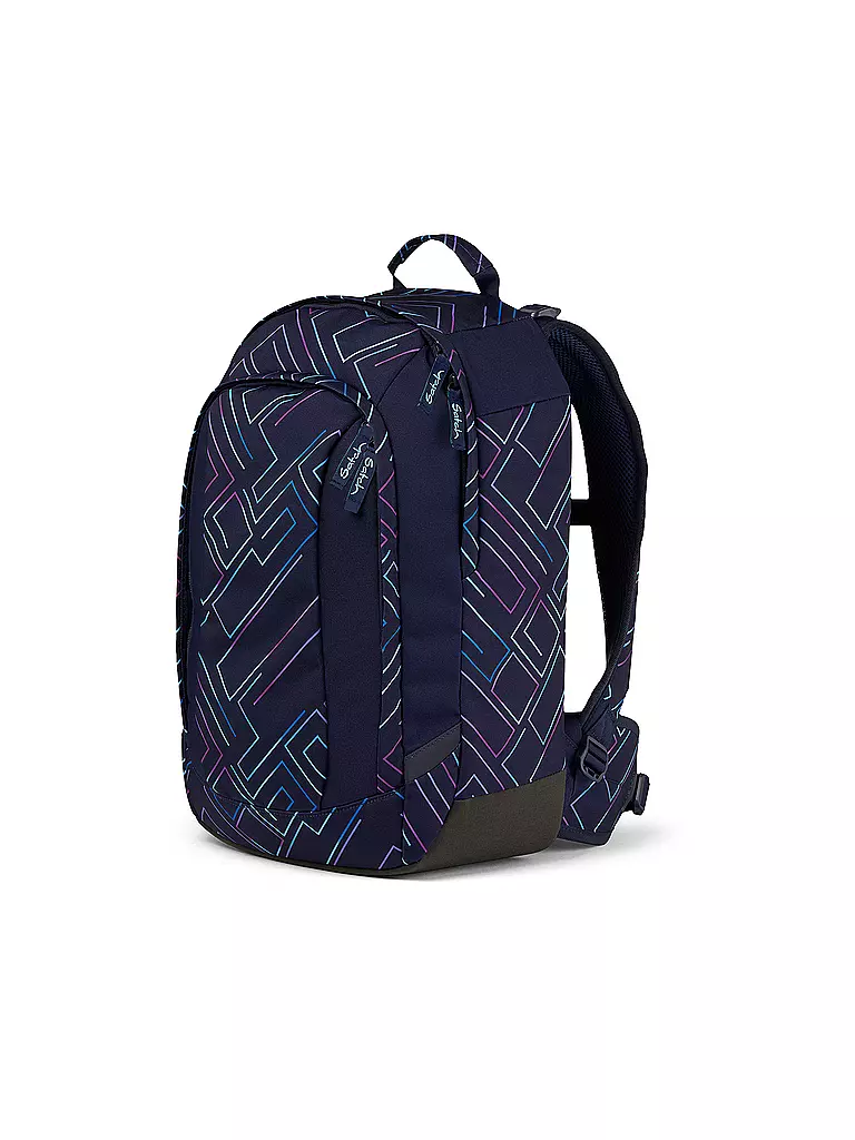 SATCH | Schulrucksack Air Purple Lazer | dunkelblau