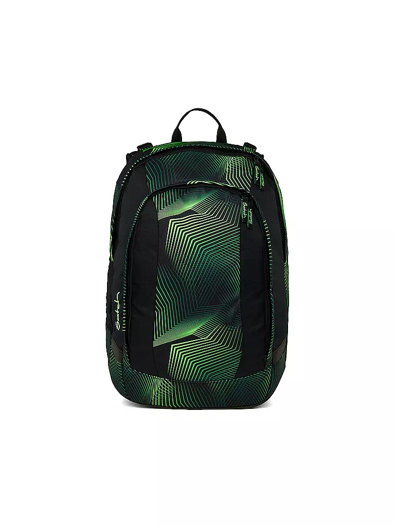 SATCH | Schulrucksack Air Seismic Green | schwarz