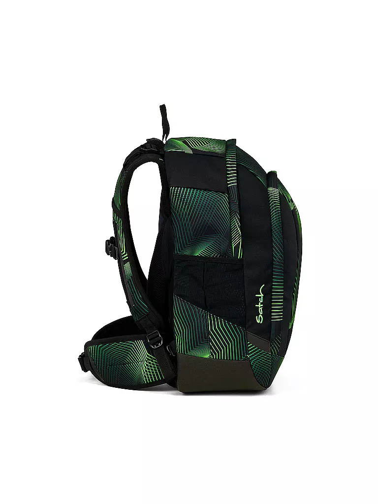 SATCH | Schulrucksack Air Seismic Green | schwarz