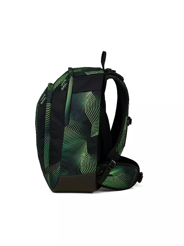 SATCH | Schulrucksack Air Seismic Green | schwarz