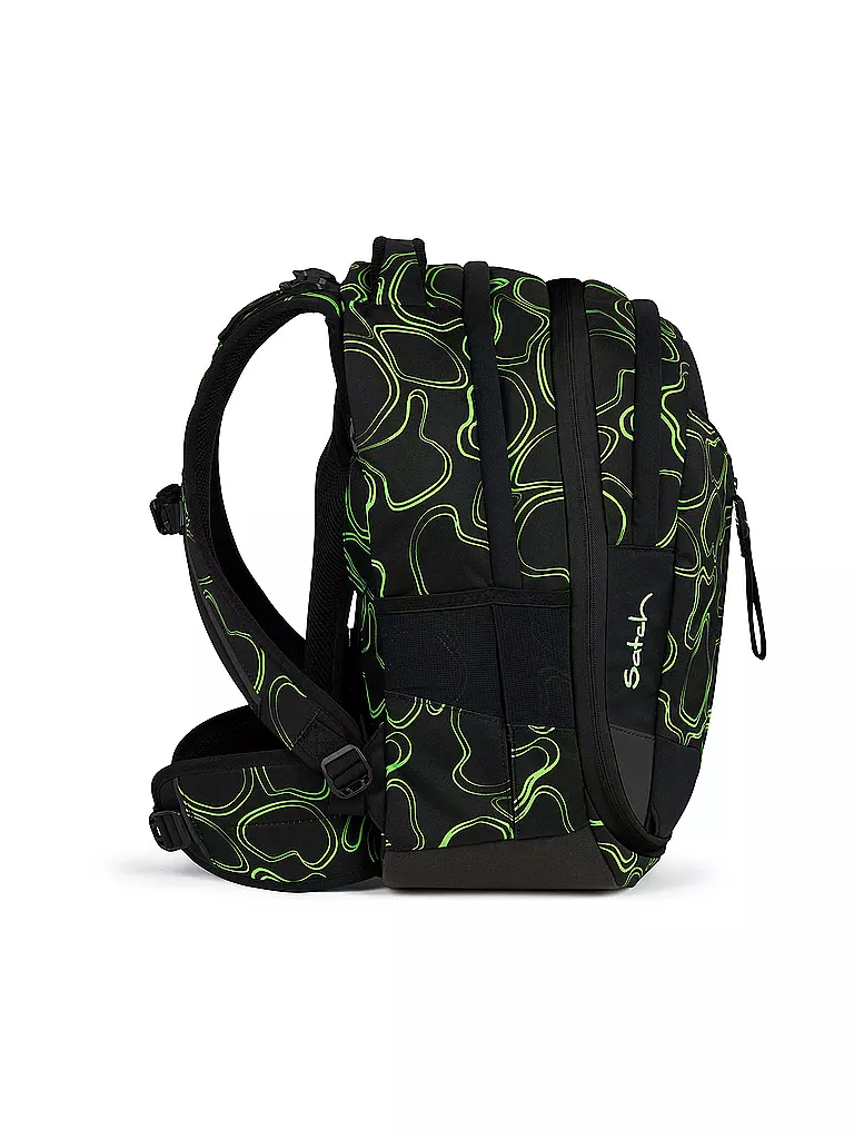 SATCH | Schulrucksack Match Green Supreme | schwarz