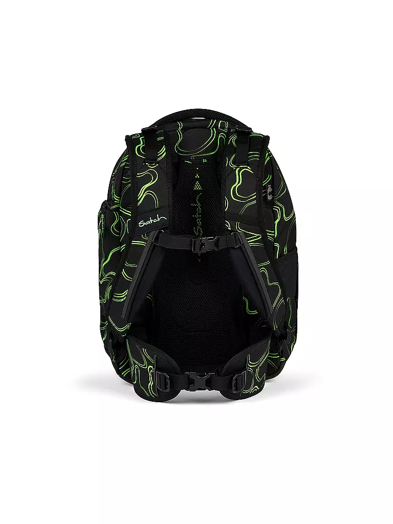 SATCH | Schulrucksack Match Green Supreme | schwarz