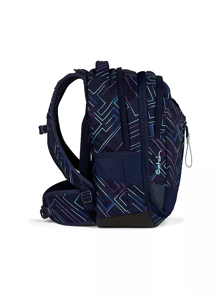 SATCH | Schulrucksack Match Purple Laser | dunkelgrün