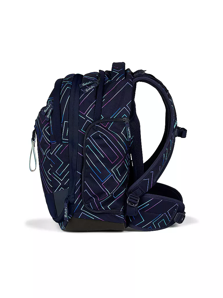 SATCH | Schulrucksack Match Purple Laser | dunkelgrün