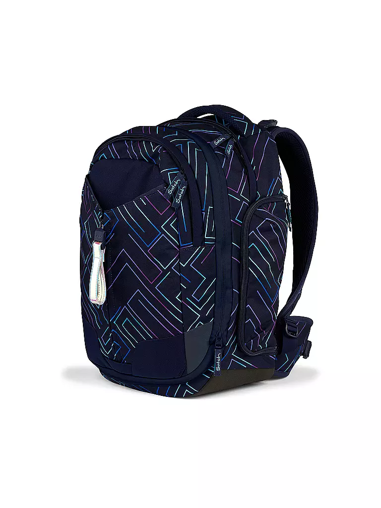 SATCH | Schulrucksack Match Purple Laser | dunkelgrün