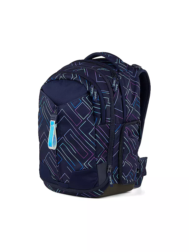 SATCH | Schulrucksack Match Purple Laser | schwarz