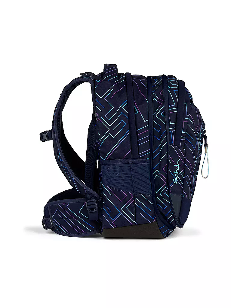 SATCH | Schulrucksack Match Purple Laser | dunkelgrün