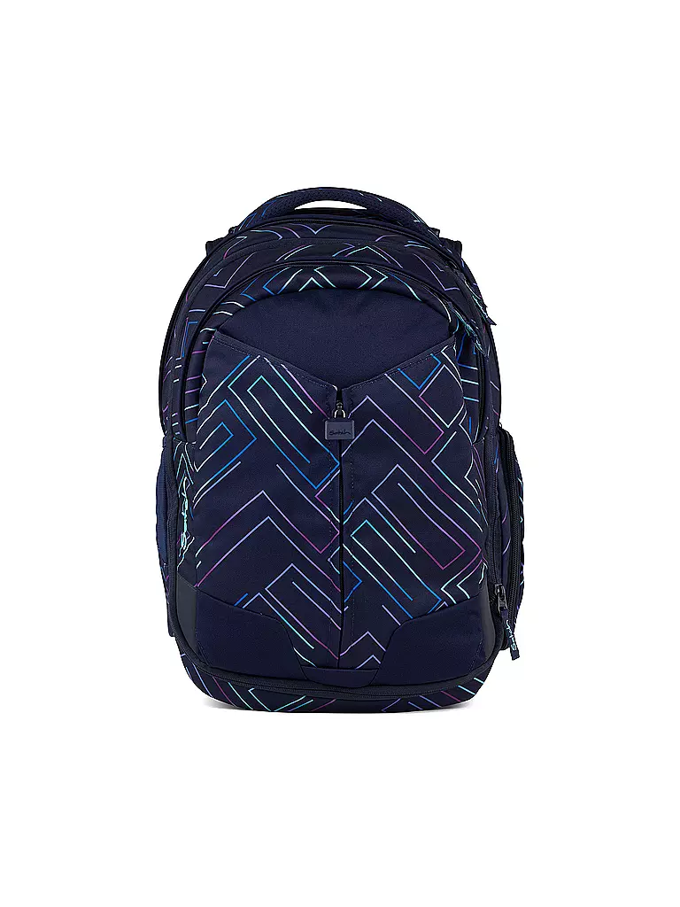 SATCH | Schulrucksack Match Purple Laser | schwarz