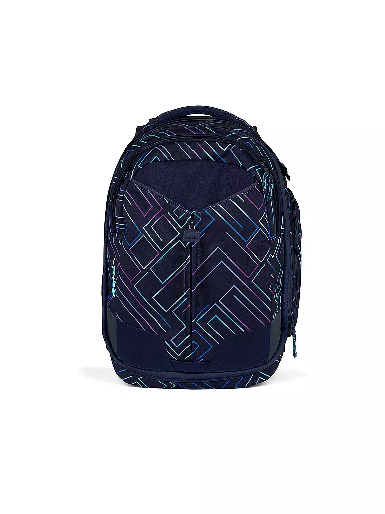 SATCH | Schulrucksack Match Purple Laser | dunkelgrün