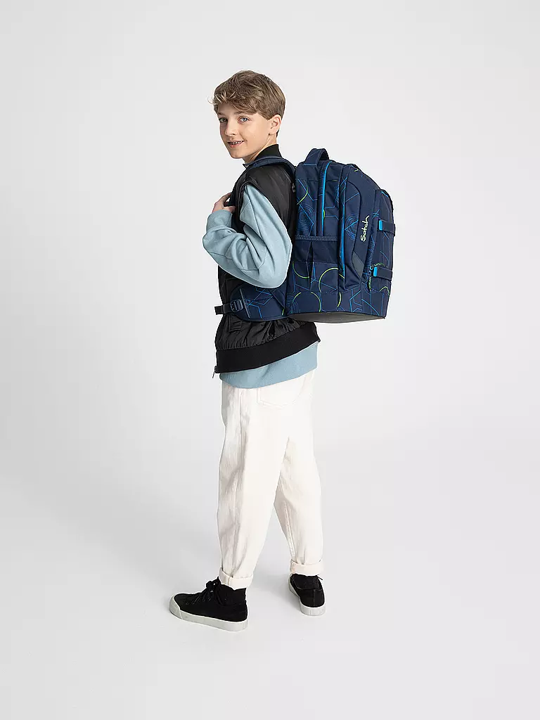 SATCH | Schulrucksack Pack - Blue Tech | dunkelblau