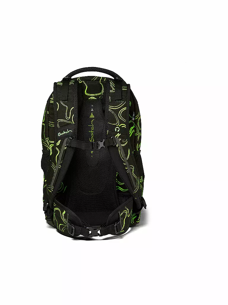 SATCH | Schulrucksack Pack - Green Supreme | schwarz