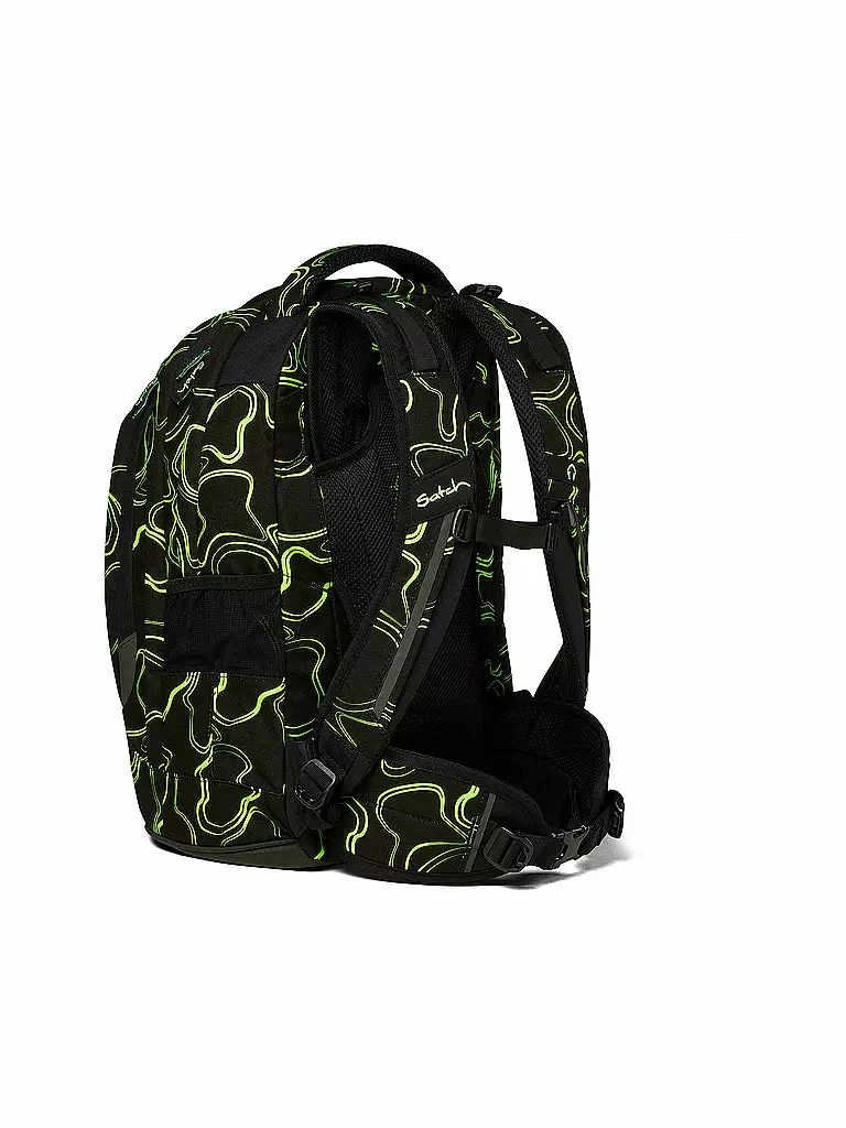 SATCH | Schulrucksack Pack - Green Supreme | schwarz