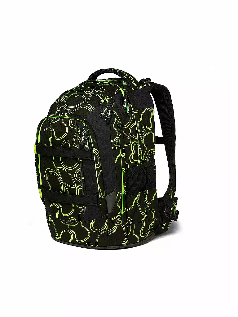 SATCH | Schulrucksack Pack - Green Supreme | schwarz