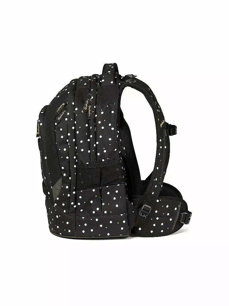 SATCH | Schulrucksack Pack - Lazy Daisy | schwarz