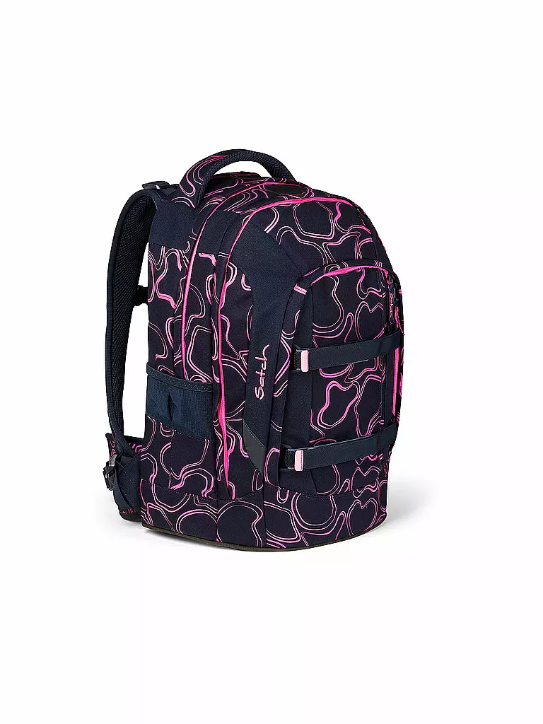 SATCH | Schulrucksack Pack - Pink Supreme | dunkelblau