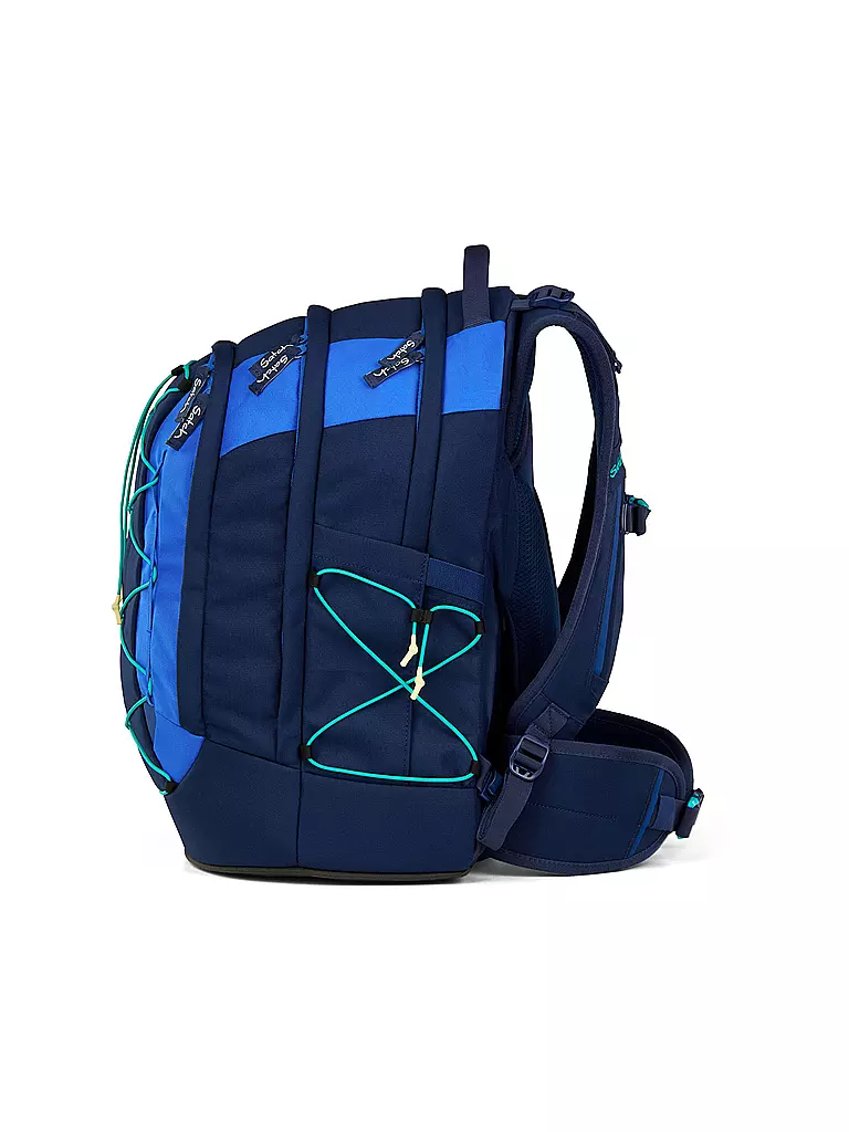 SATCH | Schulrucksack Pack Crossed Blue | dunkelblau