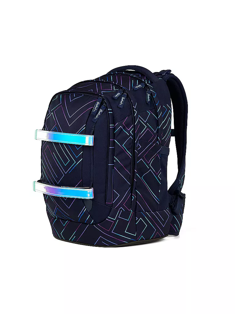SATCH | Schulrucksack Pack Purple Laser | schwarz