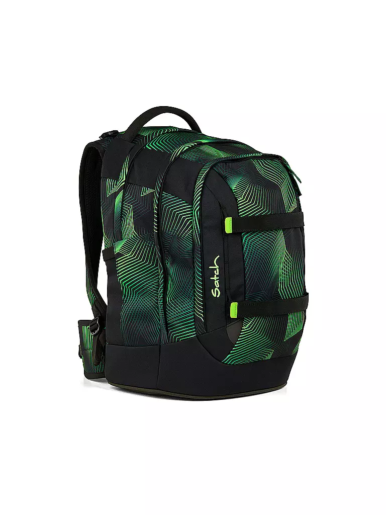 SATCH | Schulrucksack Pack Seismic Green | schwarz