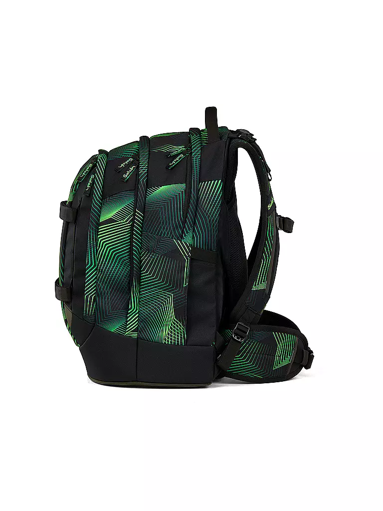SATCH | Schulrucksack Pack Seismic Green | schwarz