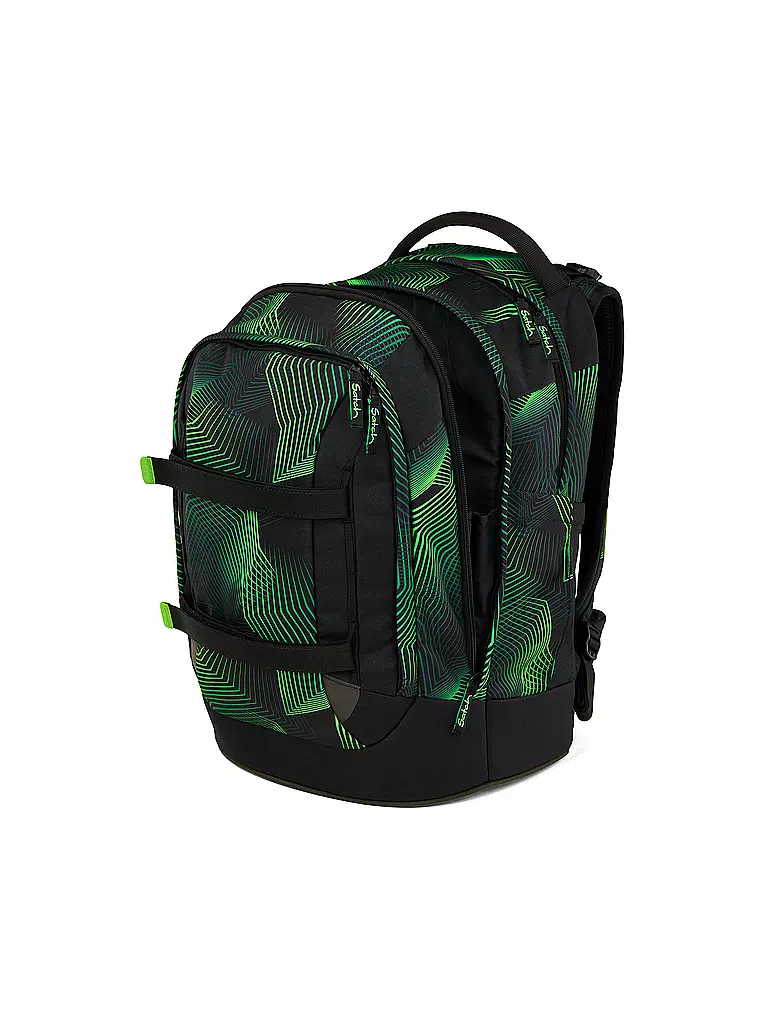 SATCH | Schulrucksack Pack Seismic Green | schwarz