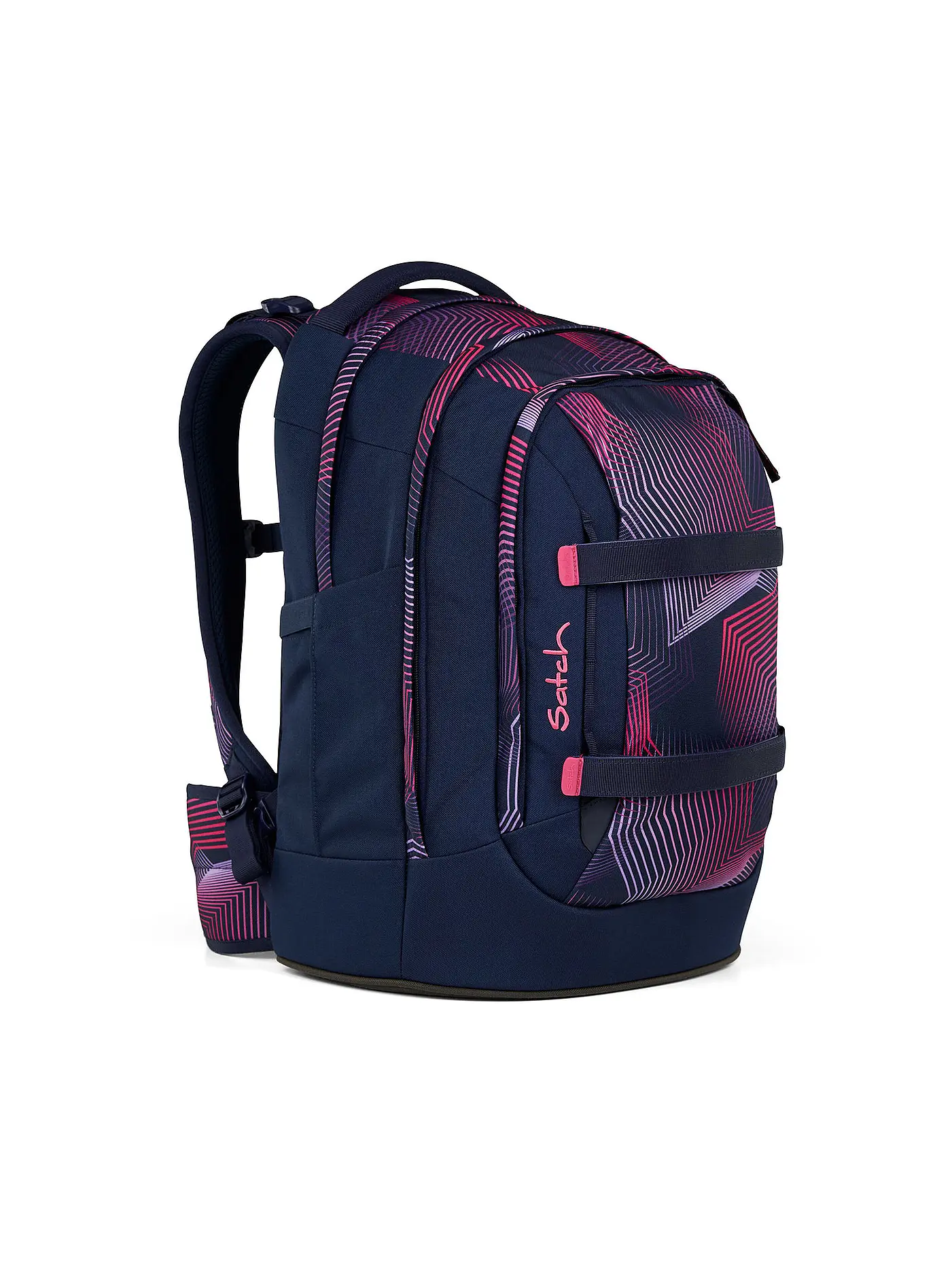 SATCH | Schulrucksack Pack Seismic Pink | schwarz