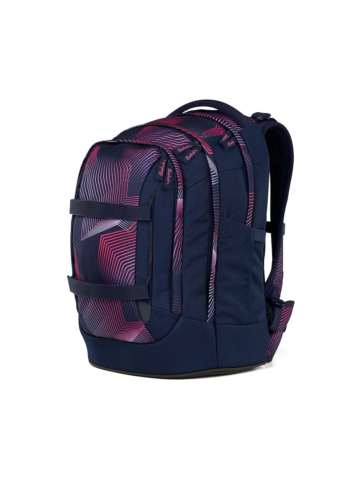 SATCH | Schulrucksack Pack Seismic Pink | schwarz