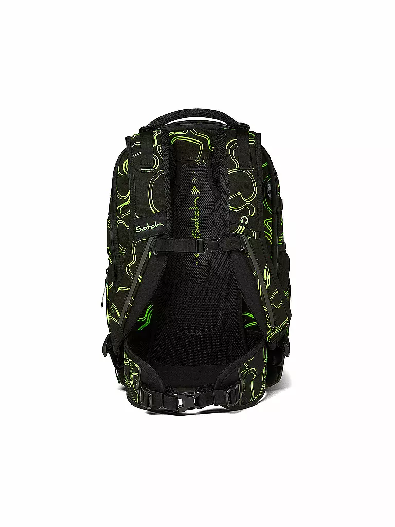 SATCH | Schulrucksack Satch Match Green Supreme | schwarz