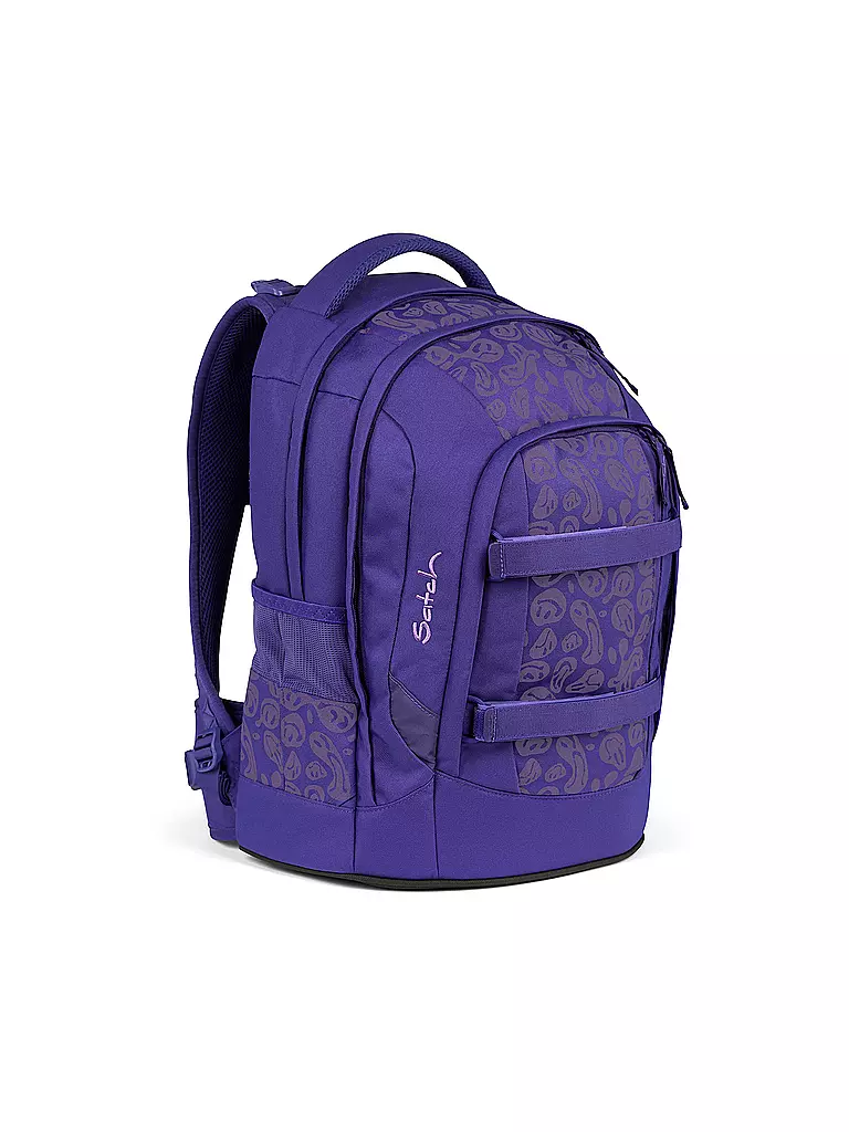 SATCH | Schulrucksack Satch Pack Bright Faces | lila