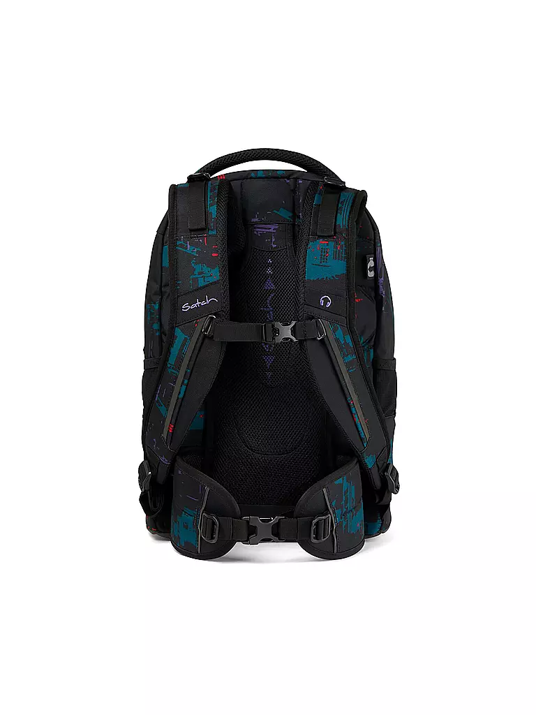 SATCH | Schulrucksack Satch Pack Night Vision | schwarz