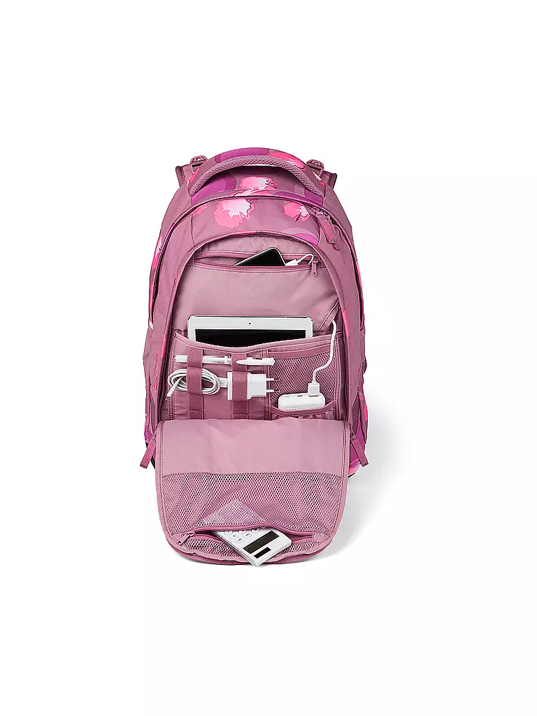 SATCH | Schulrucksack Satch Sleek - Walking Clouds | rosa