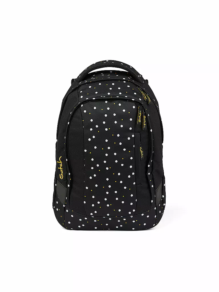 SATCH | Schulrucksack Sleek - Lazy Daisy | schwarz