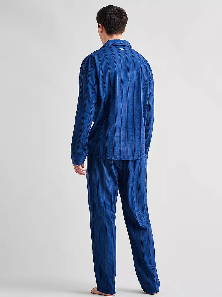 SCHIESSER REVIVAL | Pyjama Alfred | blau