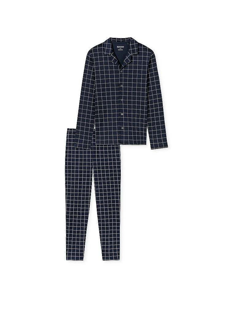 SCHIESSER Pyjama nachtblau dunkelblau | 58