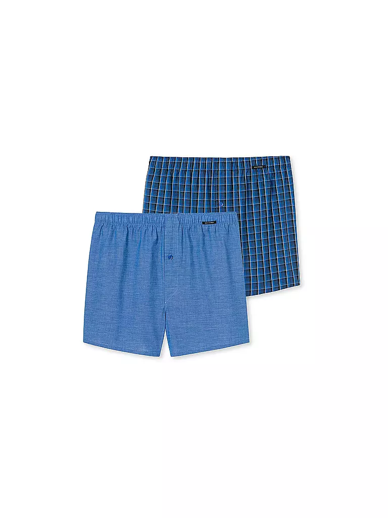 SCHIESSER | Boxershorts 2er Pkg  | blau