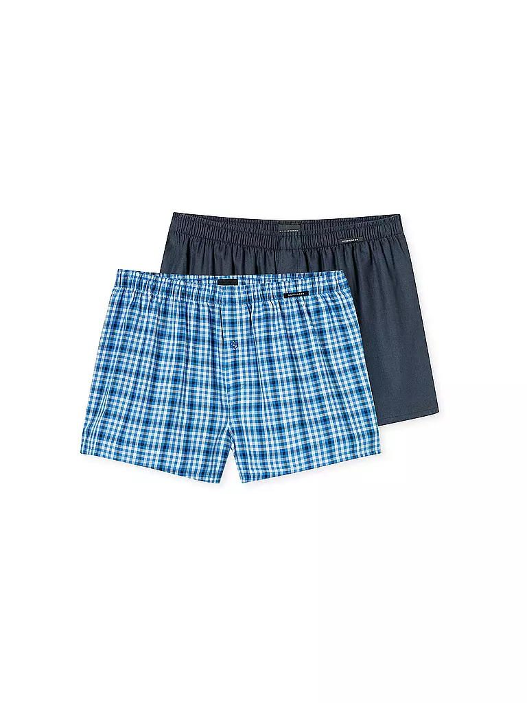SCHIESSER | Boxershorts 2er Pkg  | blau