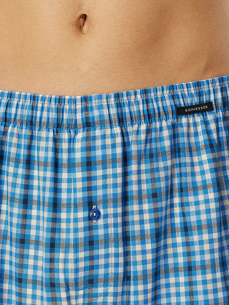 SCHIESSER | Boxershorts 2er Pkg  | blau