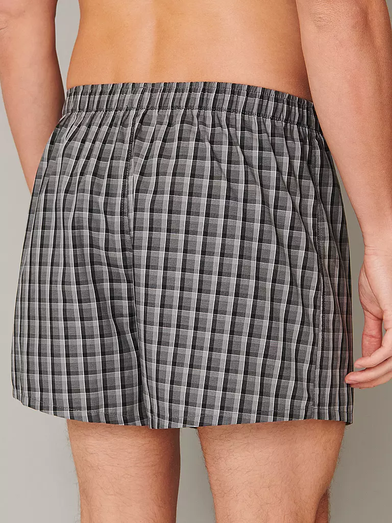 SCHIESSER | Boxershorts 2er Pkg schwarz  | grau